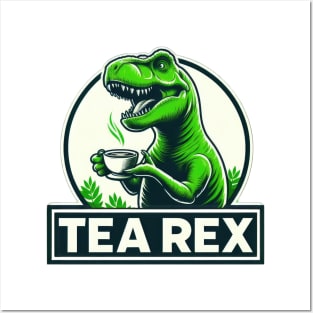 Tea Rex Posters and Art